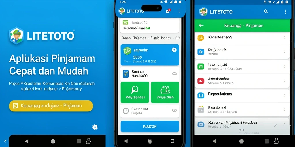 Tampilan antarmuka LITETOTO yang sederhana dan intuitif.