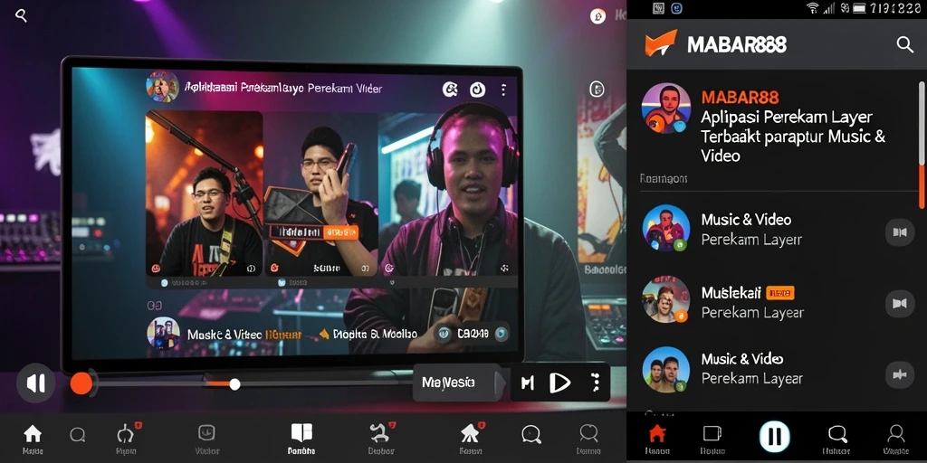 Antarmuka MABAR88 yang intuitif dan fungsional untuk perekaman layar.